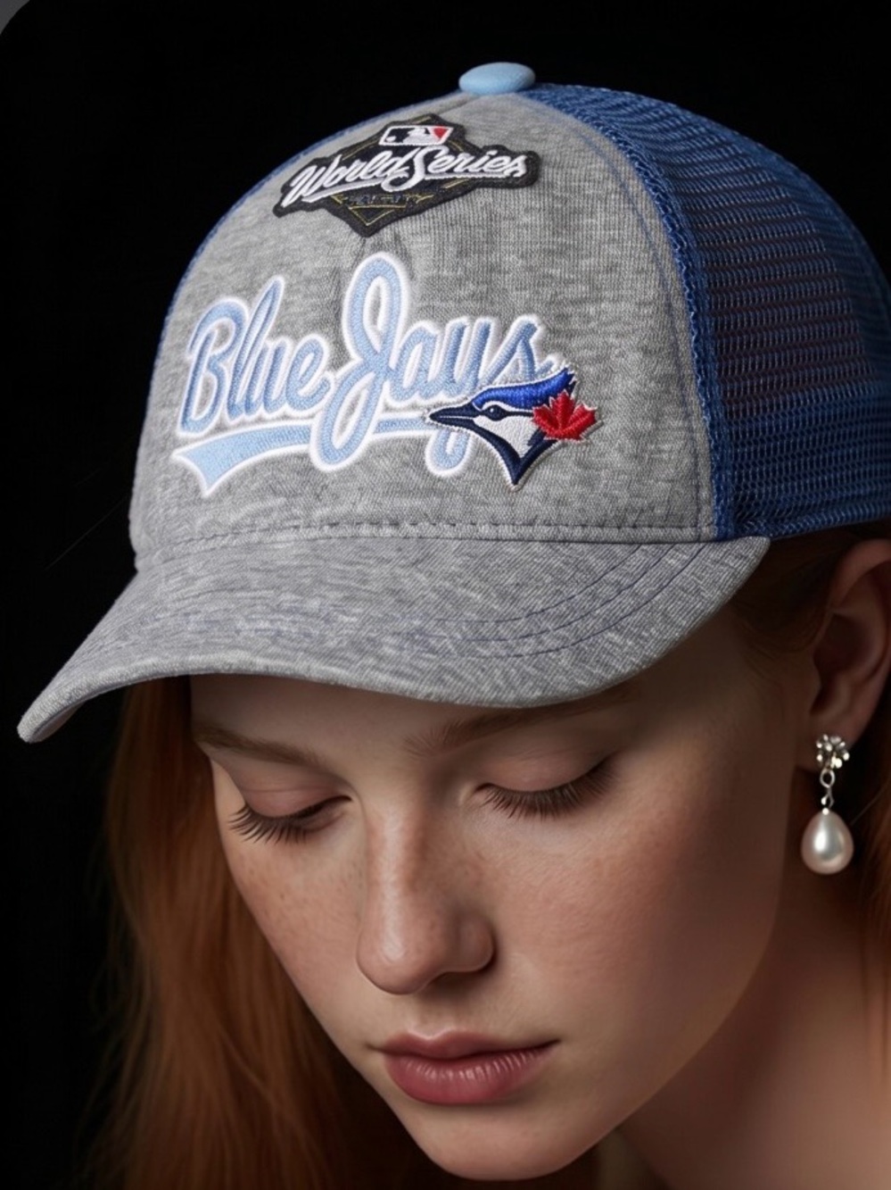 💟 2025 World Series Toronto Blue Jays Women’s Low Profile Trucker’s Hat